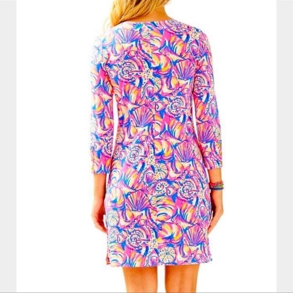 Lilly Pulitzer Riva Dress Multi Shell of A Time - Picture 4 of 12